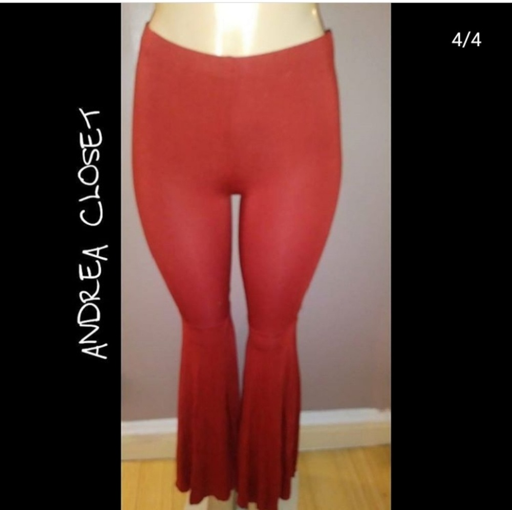 Spandex bell bottom leggings